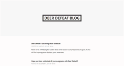 Desktop Screenshot of blog.deerdefeat.com